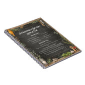 ファームハウス素朴シャルボードレシピジャーナル ノートブック (右側)