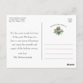 ファームハウス素朴ステイコージーウィンターウィズクリスマス ポストカード (裏面)