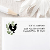 ファームハウス素朴チキン差出人住所ラベル ラベル (インサイチュ)