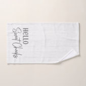 ファームハウス素朴ハロースウィートチークホワイトウッド バスタオルセット (ハンドタオル)