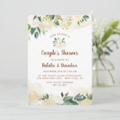 ファームハウス素朴フレッシュカップルウェディングシャワー 招待状 (スタンド正面)