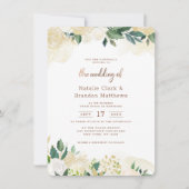 ファームハウス素朴フレッシュカントリー秋結婚の 招待状 (正面)