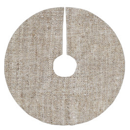 ファームハウス素朴ブラウンバーラップテクスチャ ブラッシュドポリエステルツリースカート