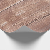 ファームハウス素朴ブルウッドプランクスデコップページ ラッピングペーパー (角)