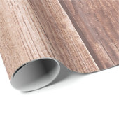 ファームハウス素朴ブルウッドプランクスデコップページ ラッピングペーパー (ロールコーナー)