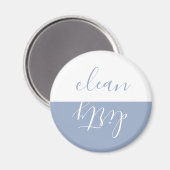 ファームハウス素朴ブルーキッチン食洗機マグネット マグネット (正面/裏面)