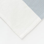 ファームハウス素朴ブルーグレーバッファロープレイドスクエア フリースブランケット (角)