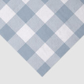 ファームハウス素朴ブルーグレーバッファロープレイドスクエア 薄葉紙 (詳細)