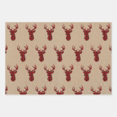 ファームハウス素朴ラッピングクラフトクリスマス紙 ラッピングペーパーシート (正面2)