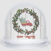 ファームハウス素朴レッドトラックオンウッド (正面)