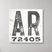 ファームハウス素朴州ジップコードアーカンソー キャンバスプリント (正面)