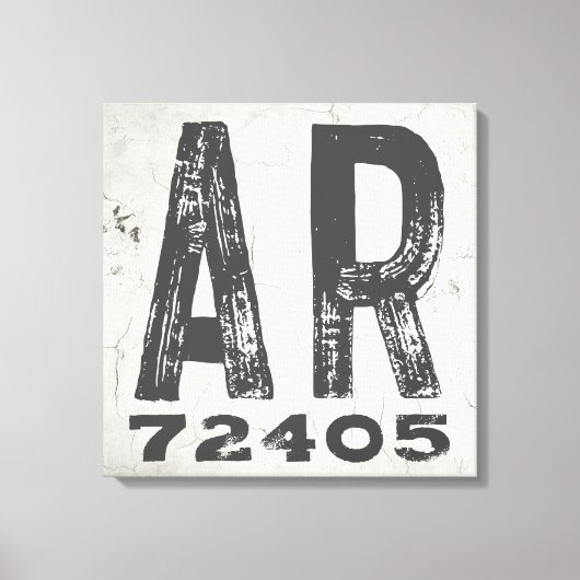 ファームハウス素朴州ジップコードアーカンソー キャンバスプリント (正面)