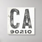 ファームハウス素朴州ジップコードカリフォルニア キャンバスプリント (正面)