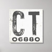 ファームハウス素朴州ジップコードコネチカット キャンバスプリント (正面)