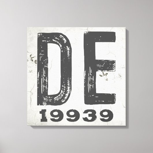 ファームハウス素朴州ジップコードデラウェア キャンバスプリント (正面)