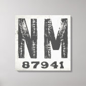 ファームハウス素朴州ジップコードニューメキシコ キャンバスプリント (正面)