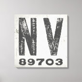 ファームハウス素朴州ジップコードネバダ キャンバスプリント (正面)