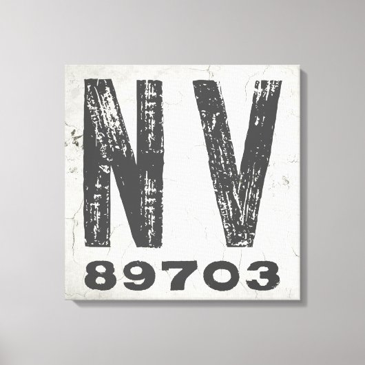 ファームハウス素朴州ジップコードネバダ キャンバスプリント (正面)
