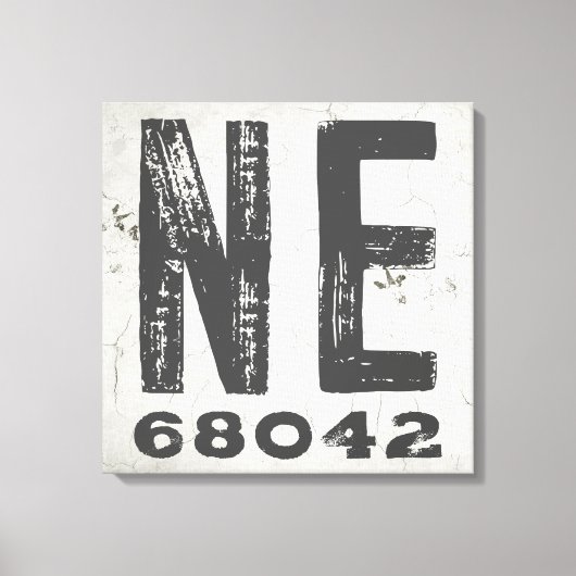 ファームハウス素朴州ジップコードネブラスカ キャンバスプリント (正面)