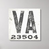 ファームハウス素朴州ジップコードバージニア キャンバスプリント (正面)