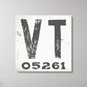 ファームハウス素朴州ジップコードバーモント キャンバスプリント (正面)