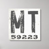 ファームハウス素朴州ジップコードモンタナ キャンバスプリント (正面)