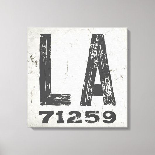 ファームハウス素朴州ジップコードルイジアナ キャンバスプリント (正面)