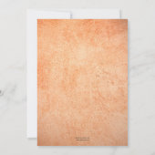 ファームハウス素朴感謝祭ディナーパーティー 招待状 (裏面)