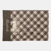 ファームハウス素朴感謝祭ディナー キッチンタオル (横)