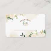 ファームハウス素朴新予約結婚席 プレイスカード (正面)