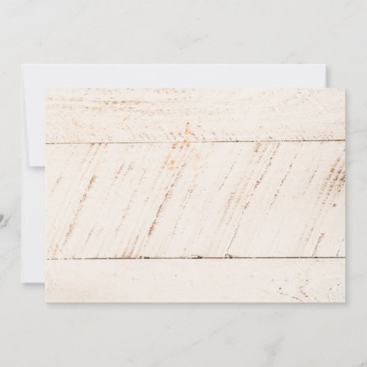 ファームハウス結婚式招待状 招待状 (裏面)