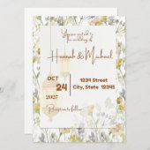 ファームハウス結婚式招待状 招待状 (正面/裏面)