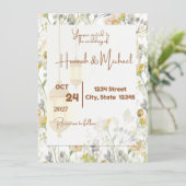 ファームハウス結婚式招待状 招待状 (スタンド正面)