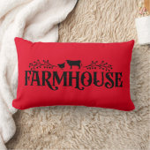 ファームハウス装飾用クッション ランバークッション (ブランケット)