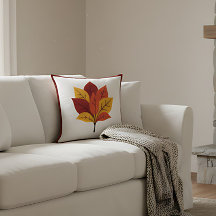 ファームハウス風の落ち葉を使ったレトロな秋のインテリア