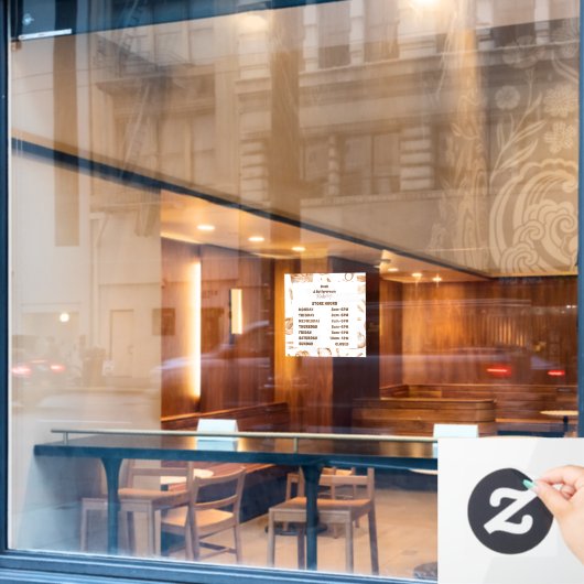 ファームハウス アーティザン ベーカリー ウィンドウサイン (カフェ窓)