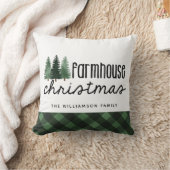 ファームハウス クリスマス プライド ファミリー ネーム クッション (ブランケット)