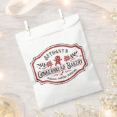 ファームハウス シック ジンジャーブレッド ベーカリー フェイバーバッグ (クリップ留めされた状態)