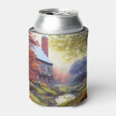 ファームハウス/ストリーム/ウッズ/絵画s 缶クーラー (缶正面)