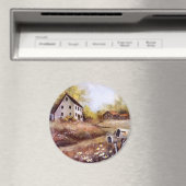 ファームハウス&バーンファームカントリー素朴マグネット マグネット (インサイチュ (食洗機))