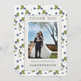 ファームハウス ブルーベリー ウェディング サンクス 招待状