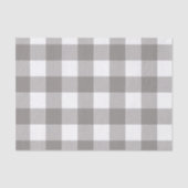 ファームハウス ラスティック グレー & ホワイト バッファロー プライド スクエア 薄葉紙 (正面)