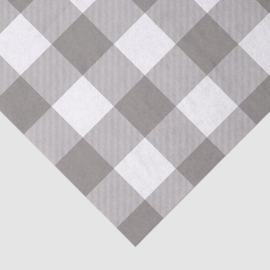 ファームハウス ラスティック グレー & ホワイト バッファロー プライド スクエア 薄葉紙 (詳細)