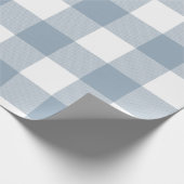 ファームハウス ラスティック ブルー グレー バッファロー プライド スクエア ラッピングペーパー (角)