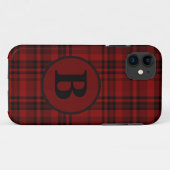 ファームハウス レッド ギンガム チェック柄 Case-Mate iPhoneケース (裏面(横))