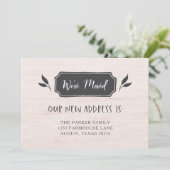 ファームハウス | 住所変更のお知らせ 案内状 (スタンド正面)