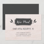 ファームハウス | 住所変更のお知らせ 案内状 (正面/裏面)