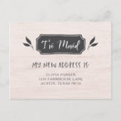 ファームハウス | 住所変更 案内ポストカード (正面)