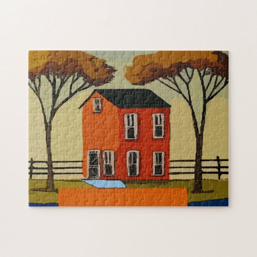 ファームハウス、追加文字、 ジグソーパズル (横)