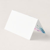 ファームハエレガントウス水カラーフローラサンキューカード (裏面)